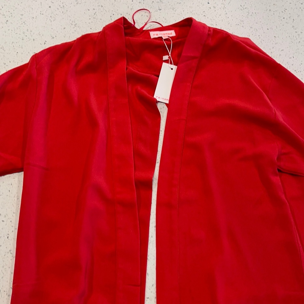 Red open back shall